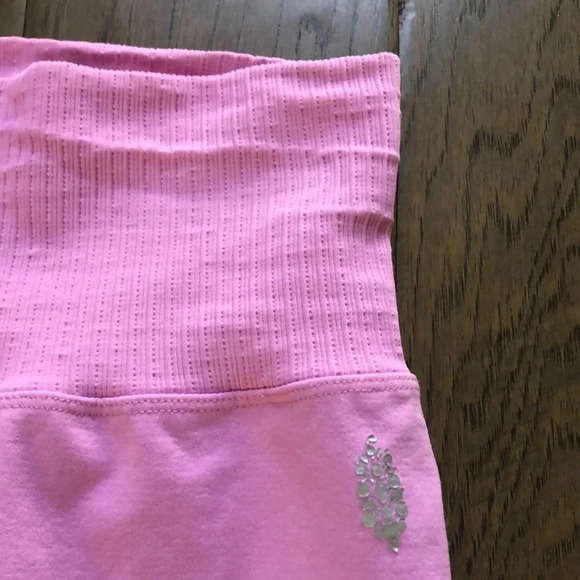 Free People Movement lilac good karma high neck layering top & shorts XS/S New - Picture 12 of 16